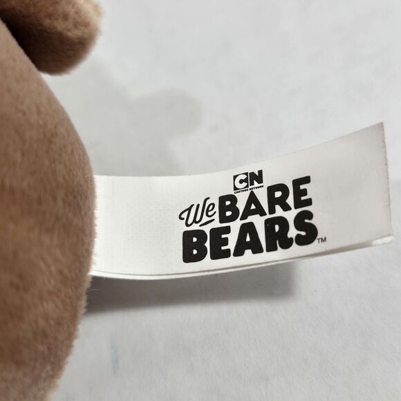 We Bare Bears Plush Grizzly Cartoon Network Warner Bros Toy Factory 2019 7” - Picture 6 of 13